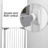 Amesor Baby Gate Wall Cup & Bumper Protection Kit – 4-Piece Pet Safety Guard for Gates, Doors, Stairs & Skirting Boards