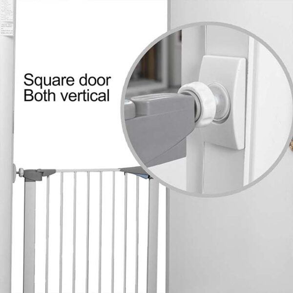 Amesor Baby Gate Wall Cup & Bumper Protection Kit – 4-Piece Pet Safety Guard for Gates, Doors, Stairs & Skirting Boards