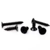 Assorted 6-Size Black Carbon Steel
