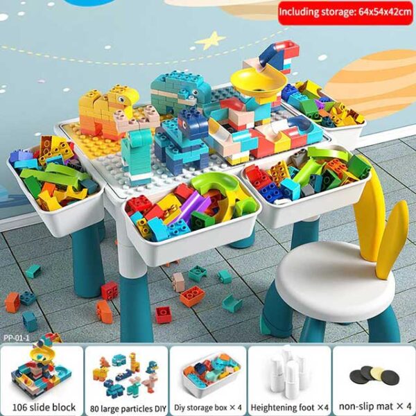Block Table Desktop and Lego