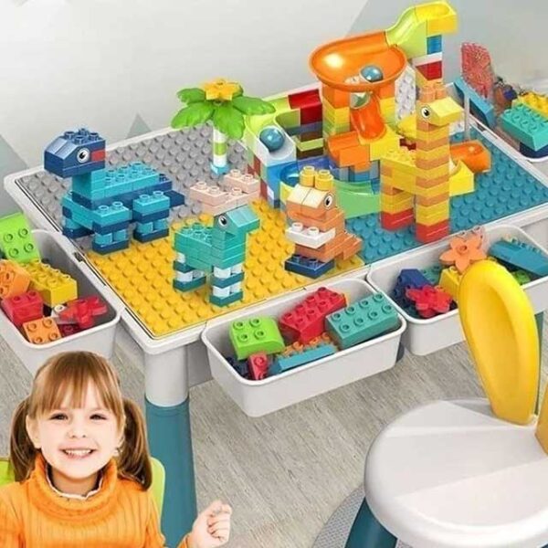 Block Table Desktop and Lego