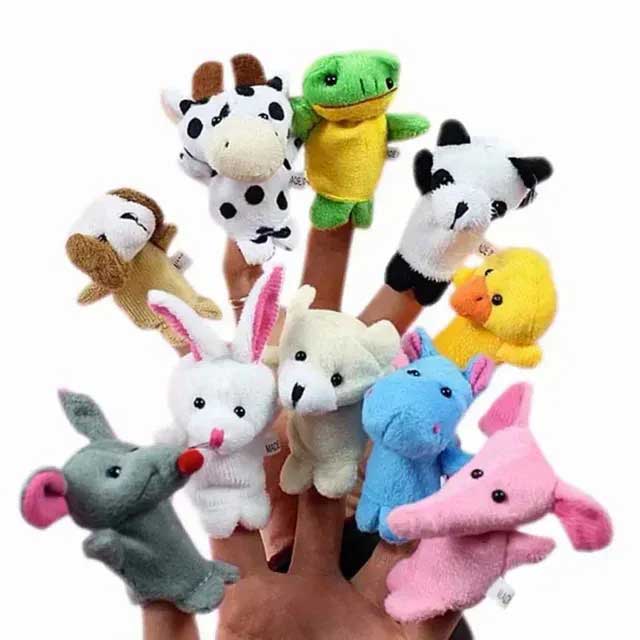 Cartoon Animal Finger Puppet