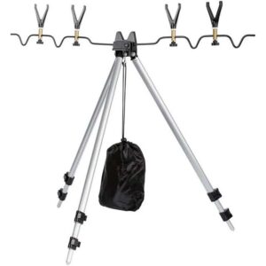 Crivit Aluminium Telescopic Rod Holder – Adjustable Fishing Rod Stand & Feeder Holder