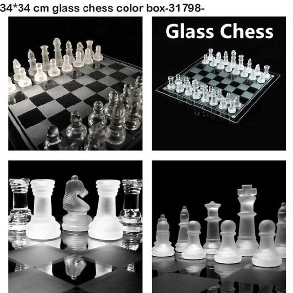 Glass Chess Set