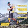 Glymnis 2 Pack Collapsible Hiking Poles – Lightweight Trekking & Walking Sticks with Tungsten Tips, Quick Flip Lock, 7075 Aluminum Construction
