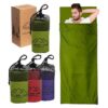 Highland Camp Ultralight Cabin Sleeping Bag – 570g Cotton Mini Sleeping Bag for Hostels, Mountain Huts & Youth Travel