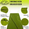 Highland Camp Ultralight Cabin Sleeping Bag – 570g Cotton Mini Sleeping Bag for Hostels, Mountain Huts & Youth Travel