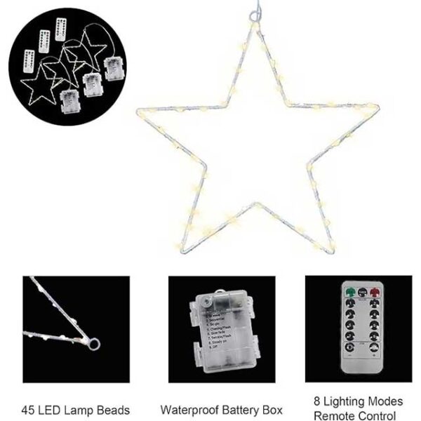 LED Star Window Lights