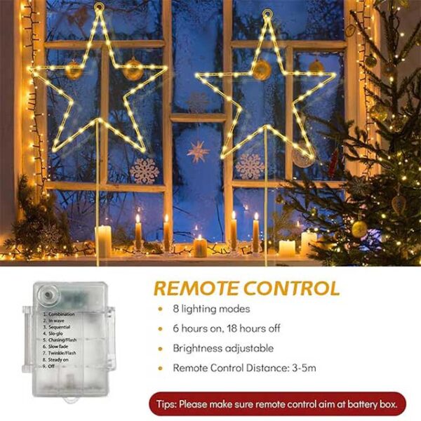 LED Star Window Lights