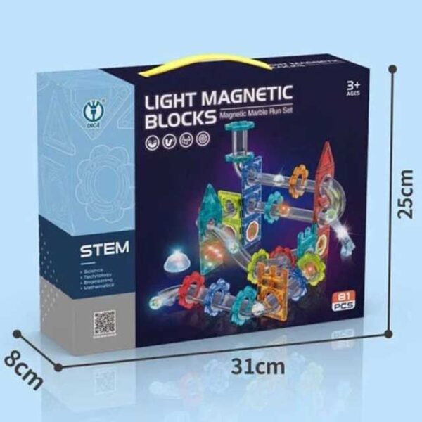 Light magnetic block