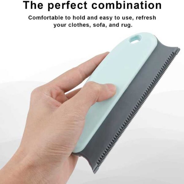 Magic Paws Cat Hair Remover – Manual Lint Brush with Ergonomic Wooden Handle for Easy Pet Hair Removal on Beds, Sofas, Carpets & Clothes
