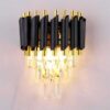 Modern Black LED Deer Wall Lamp – Imported Light Metal Fixture for Living Room, Bedroom & Dining Room (Round W/H Design)