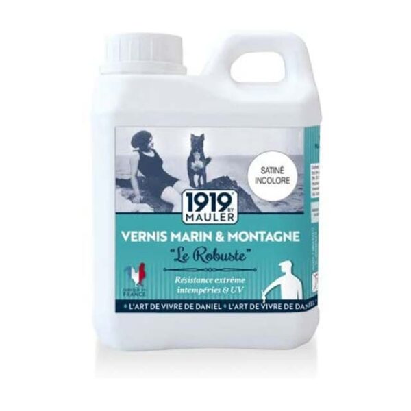 Mauler "Le Robuste" 1919 Marine & Mountain Varnish – Premium 1L Wax Finish for Outdoor Protection