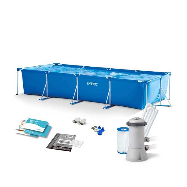 Rectangular frame pool