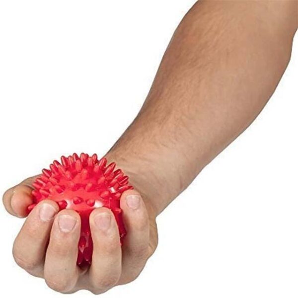 Spiky Deep Tissue Massage Ball – Compact Muscle Roller for Back, Foot, and Full-Body Pain Relief (Plantar Fasciitis & Muscle Therapy)