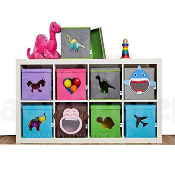 Store It Toy Box with Heart Art – Modern, Durable Toy Storage Organizer for Kids, Nursery & Playroom