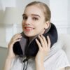 TALLGO Premium Memory Foam Travel Pillow – Ergonomic Neck & Head Support for Restful Airplane, Car & Home Sleep Relief