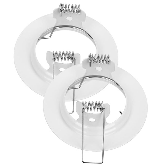 2-Set LED Trim Replacement for GU10 Recessed Lighting – Upgrade Your Home & Office LED Trim Covers (2pcs)