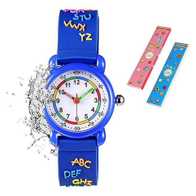3D Cute Cartoon Silicone Band Watch for Toddlers & Kids – Children's Wristwatch Gift & Time Teacher Accessory for Girls