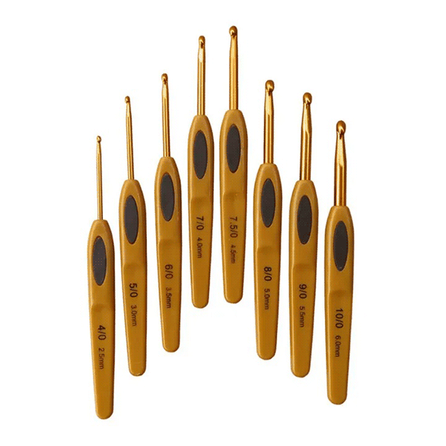 8Pcs Handmade Crochet Hook Set