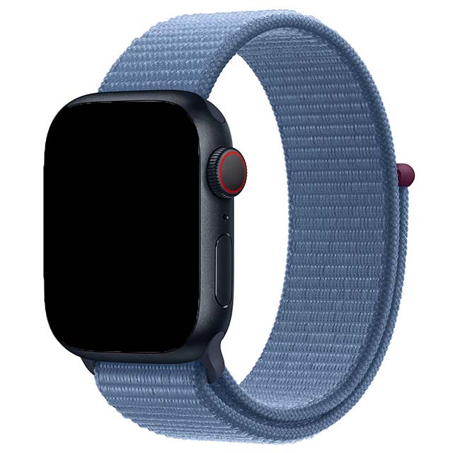 Apple Watch Nylon Sport Loop Strap – Winter Blue | Durable, Lightweight & Adjustable Sport Band for All Apple Watch Series