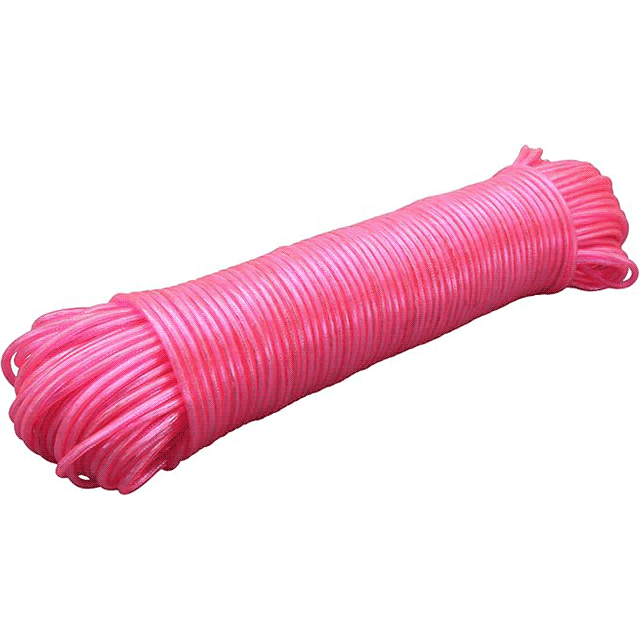 BÜRSTENMANN 20m Pink Washing Line