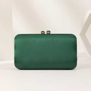 Elegant Diamond Hasp Evening Bag