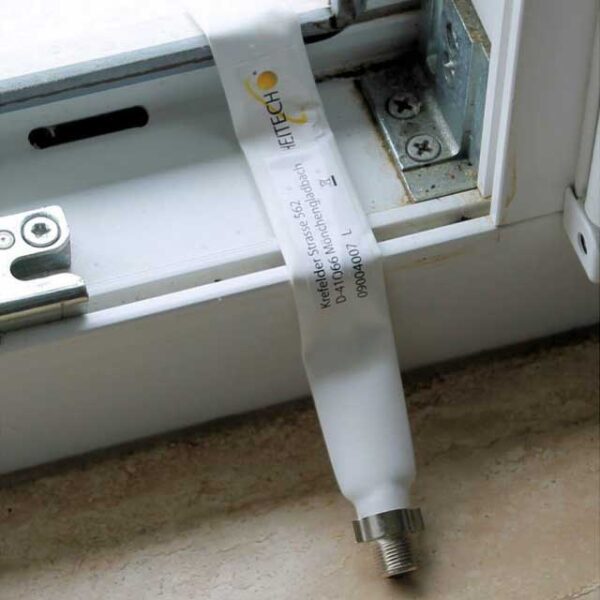 HEITECH Window Feed-Through for Satellite Cable – No-Drill Outdoor Unit Connection, Weatherproof & Easy Install
