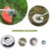 Heavy-Duty Replacement Metal Gear Head Mounting Nut Kit for Brush Cutter, Grass Cutter & Trimmer Head Set