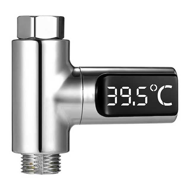 Ketsicart LED Digital Shower Monitor