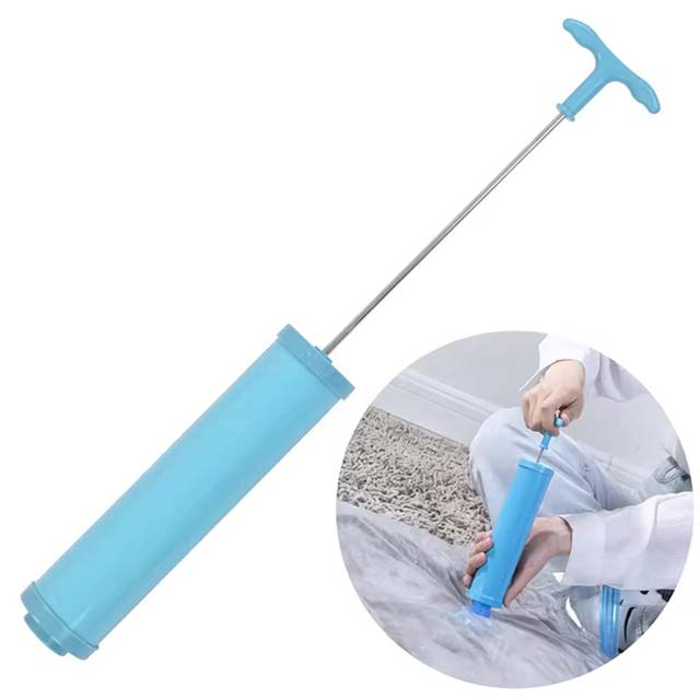 Manual Vacuum Bag Pump – Efficient Suction Air Compressor for Space-Saving Clothes, Bedding & Storage Vacuum Bag Supplies