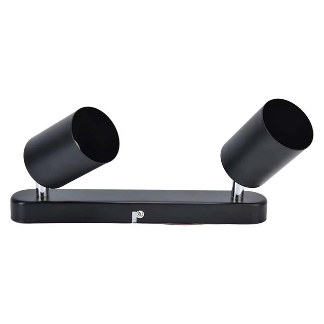 Modern Double-Head Spotlight Base – Multipurpose Accent Lamp for Desk, Wall & Ceiling | Home Living Room Lighting 85‑265V