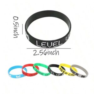 Random Color Silicone Party Wristbands – Durable & Fun Celebration Accessory