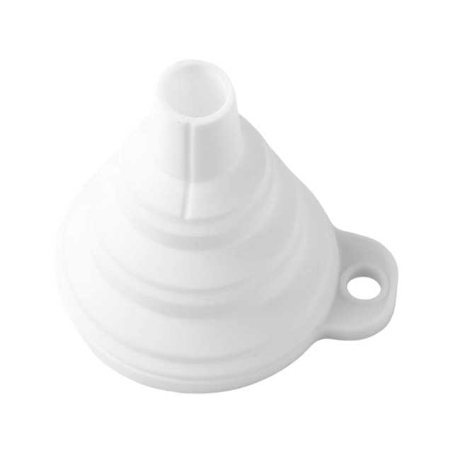 Silicone Collapsible Funnel Set – Foldable Kitchen Funnels with Narrow & Wide Mouths for Easy Liquid & Dry Ingredient Transfer