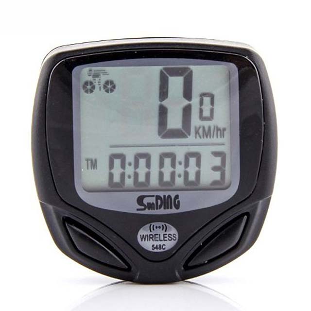 Sunding SD-548C Bicycle Computer – Waterproof Digital LCD Odometer, Speedometer & 14-in-1 Multifunction Meter