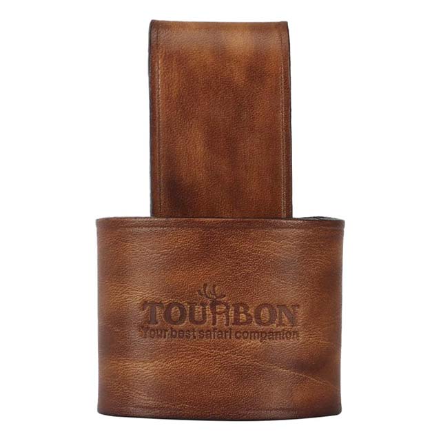 TOURBON Genuine Leather Handle Tool Holder Belt Pouch – Durable Hammer, Axe & Sickle Organizer