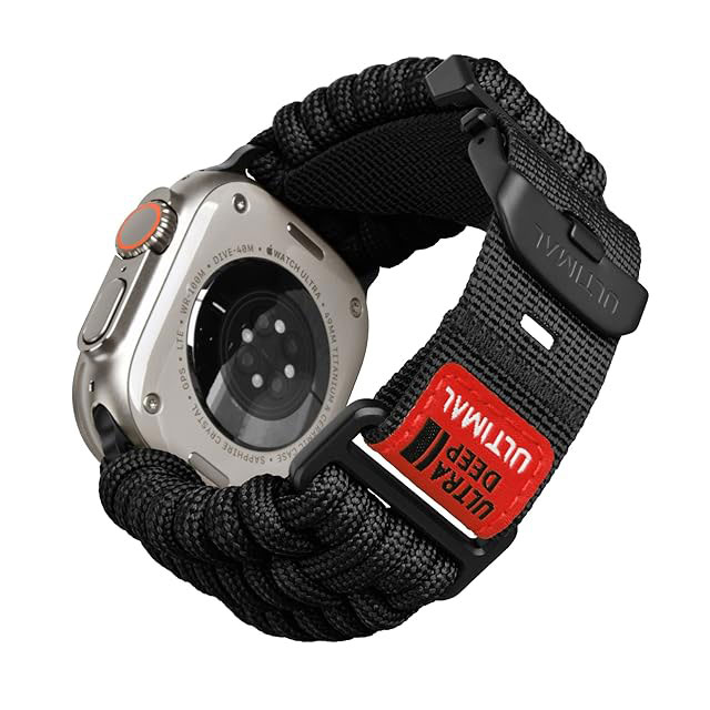 ULTIMAL Apple Watch Band – Premium Braided Nylon Paracord Strap for Sports & Outdoor Adventures