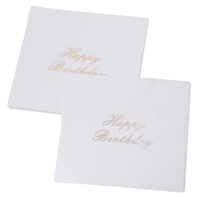 Unique Design Pack of Paper Napkins – Decorative Birthday & Wedding Napkin Set, Premium Multi-Ply Paper Towels