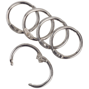 25mm Loose Leaf Binder Rings – Pack of 120 for Document Binding and Craft Projects