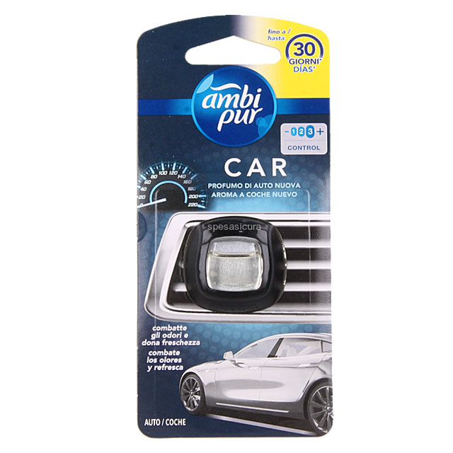 AmbiPur Car Disposable Air Freshener – Long-Lasting Odor Eliminator for New Cars