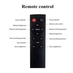 Astronaut Galaxy Star Projector – LED Night Light with Remote for Kids' Bedroom, Home & Party Decor