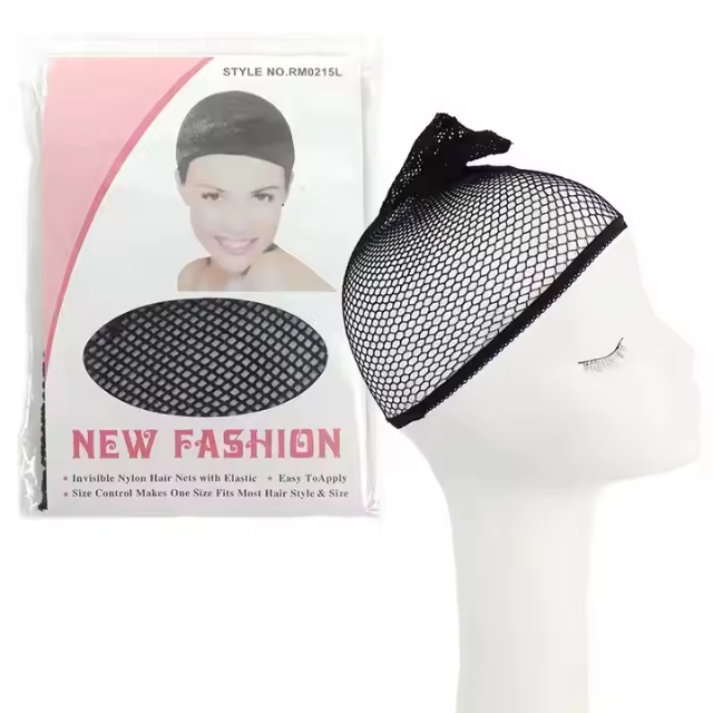 Elastic Mesh Wig Cap Net Liner – Stretchable Hairnet for Secure Wig Weaving