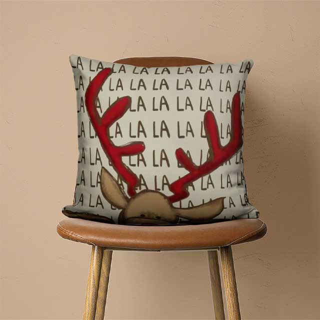 Handmade Holiday Pillow Cover – Winter Cushion Cover, Christmas Pillow Case & Farmhouse New Year Gift Decor
