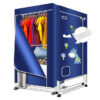 KASYDoFF 67" 3-Tier Portable Clothes Dryer – 110V/1600W Foldable Drying Rack for Apartments, Indoor Use, Travel & RVs, Energy Saving Laundry Solution