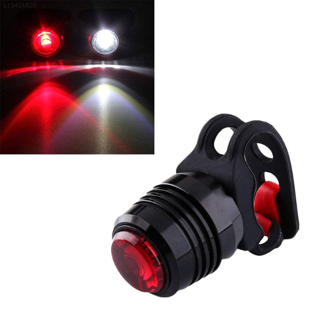 LED Bicycle Tail Light – USB Rechargeable Rear Bike Light with 3 Lighting Modes for Night Riding