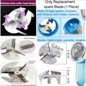 Lint Remover Replacement Head – Fabric Shaver Blade for Removing Hair, Lint & Fuzz from Clothing