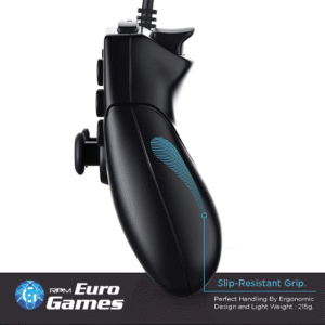 RPM Euro Games Wired Controller for PC/Laptop & PS3 – Compatible with Windows 7/8/8.1/10/XP, Upgraded XYAB Buttons
