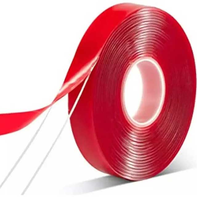 Transparent Double-Sided Silicone Tape – Strong Adhesive, Removable & Reusable Mounting Tape for Home, Office & DIY Use