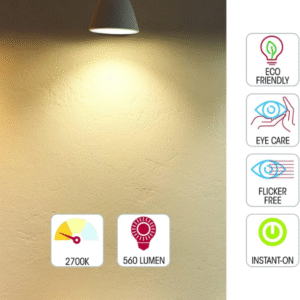 V-TAC LED Light Bulb E14 3.7W – 2700K Warm White, 560 Lumens, Non-Dimmable, SES Base