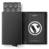 VULKIT VC205 Men's Card Holder Wallet – Slim Bifold with Double ID Window, Holds Up to 12 Cards - Image 3